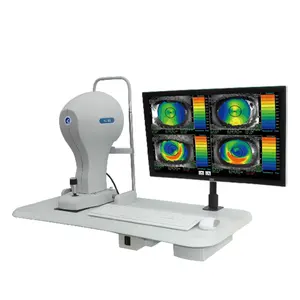 Equipamento médico de topografia oftálmica de maior eficiência KJ30 Topógrafo corneal com foto automática