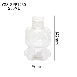 Botella de té de leche de plástico para mascotas, botella plana de zumo con tapa de aluminio, 2021 Ml, nuevo producto, 500 - Product Image 6