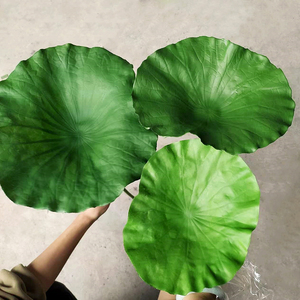 Nuovo design artificiale fiori di loto per la decorazione di eventi <span class=keywords><strong>in</strong></span> lattice foglia di loto seedpod premio ninfea per il matrimonio - Product Image 4