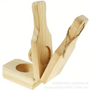 Presse à bananes en bois transfrontalière, hachoir à pommes de terre pliable, presse à crêpes en bois massif, outil de cuisson de cuisine - Product Image 5