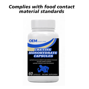 Cápsulas de Creatina Monohidrato de Marca Privada OEM, Soluciones de Empaque Personalizadas de Fábrica, Diseño de Etiquetas, Soporte de Marca - Product Image 3