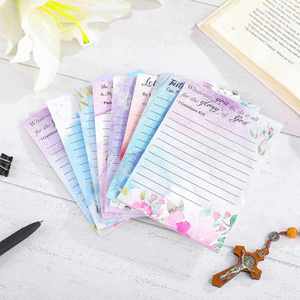 Usa Mairun Colorful Flower English Horizontal Line Memo Notepad 30 Pages 8 Books Set Strong Adhesive <b>Sticky</b> <b>Notes</b> Model 406 - Product Image 3