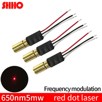 Module laser FM à points rouges, 650nm 5mw, modulation de fréquence, pour les pilotes TTL et pwm, accessoires d'instruments de mesure allant de 0Hz à 50KHz