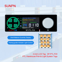 Sistema Pick-to-Light SUNPN con Interfaz API, Kit de Desarrollo SDK y Etiquetas de Hardware PTL, Adecuado para Almacenes WMS
