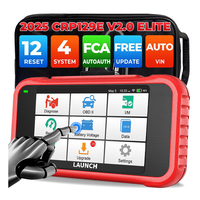 Escáner de Diagnóstico Automotriz OBD2 CRP129E V2.0 Elite 2026 para Todos los Autos con 8 Funciones de Reinicio y Actualizaciones Gratuitas de por Vida