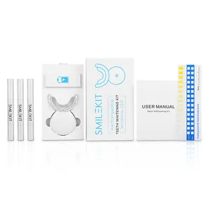 Kit de lumière de blanchiment des dents au laser sans fil en gros, kits de Led de blanchiment des dents avec minuterie de 16 minutes, marque privée