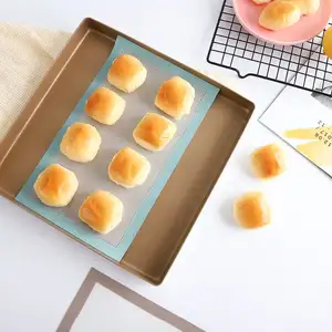 Reposteria Con Lăn Nhào Bột Bằng Silicon Macaroon Tấm Nướng Bánh Tấm Nướng BBQ Chống Dính Bánh Ngọt