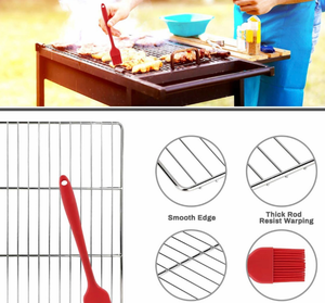 Steel 80 CM <b>CHEAP</b> Barbecue Grill Corten Steel Brazier Fire Pit Portable Outdoor Charcoal Garden Oven <b>Bbq</b> Grills - Product Image 5