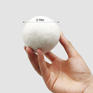 ลูกบอลซักผ้าขนแกะนิวซีแลนด์3 + ทนทานใช้ซ้ำได้ทำด้วยมือ100% ออร์แกนิกใหม่เป็นมิตรกับสิ่งแวดล้อม - Product Image 3