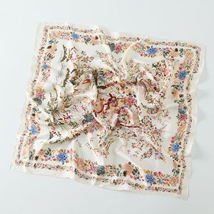 ผ้าพัน<span class=keywords><strong>คอ</strong></span>ผ้าชีฟองลายดอกไม้สีเขียวหวานแบบเกาหลี70x70ซม. ผ้าพัน<span class=keywords><strong>คอ</strong></span>ชีฟองทรงผีเสื้อสี่เหลี่ยมสำหรับผู้หญิงแฟชั่นพันคอ - Product Image 4