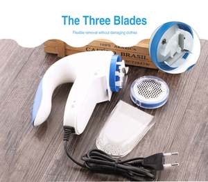 Brosses de nettoyage Vêtements Lint Remover <span class=keywords><strong>Machine</strong></span> pour <span class=keywords><strong>enlever</strong></span> les granulés Fuzz Pilules Rasoir pour chandails Vêtements L0511 - Product Image 3