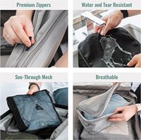 Sinovow Matériau respirant de qualité supérieure Oem Bagages Organisateur de voyage Cubes d'emballage de compression de haute qualité