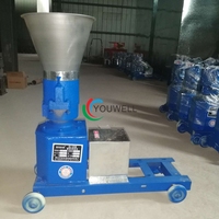 Machine à granulés d'aliments Youwell à haute productivité, granulateur haute efficacité pour la paille/le maïs pour les poulets/canards/moutons/bovins