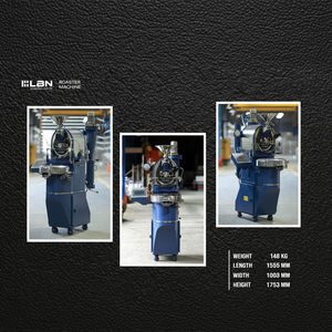 Vente en gros de torréfacteur de café industriel à gaz 1.5kg torréfacteur de grains de café entièrement automatique pour une utilisation en usine - Product Image 1