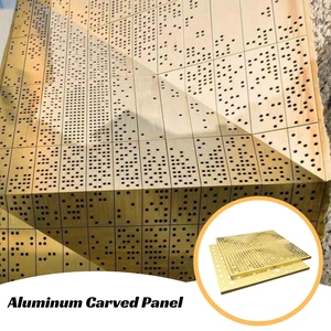 Panneaux décoratifs perforés en aluminium de la série 6000 pour murs extérieurs, <span class=keywords><strong>architecture</strong></span> industrielle de qualité, murs-rideaux, pliage et découpe - Product Image 1