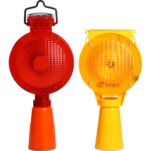 Luz <span class=keywords><strong>LED</strong></span> Solar para Barricadas, <span class=keywords><strong>Baliza</strong></span> de Seguridad Vial de Alta Visibilidad con Carcasa Impermeable para Construcción - Product Image 5