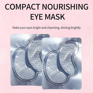 Masque pour les yeux au collagène, hydrogel, peptide, anti-rides, nid d'abeille, micro-aiguilles pour le contour des yeux, raffermissant et réduisant les poches - Product Image 4