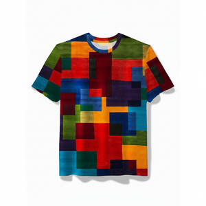 Conjunto de ropa deportiva de fútbol con estampado personalizado para hombre, camisetas de sublimación de tinte, ropa de fútbol de entrenamiento de equipo de algodón 100% - Product Image 1