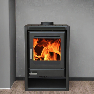 Poêle à <span class=keywords><strong>bois</strong></span> en acier moderne autoportant, foyer multifonctionnel <span class=keywords><strong>double</strong></span> <span class=keywords><strong>face</strong></span> pour le chauffage de la chambre - Product Image 3