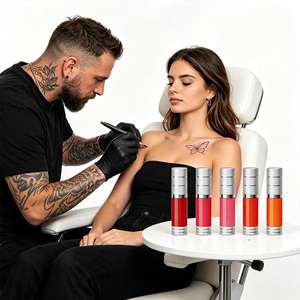 Pure plant <b>soft</b> semi-permanent tint for brows lips eyes low saturation nude delicate cream easy coloring clean long-stay large - Product Image 4