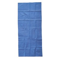 Drap de lit d'hôpital bleu jetable non tissé en PP antibactérien médical