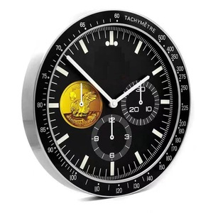 <span class=keywords><strong>Orologio</strong></span> <span class=keywords><strong>da</strong></span> <span class=keywords><strong>Parete</strong></span> di Lusso in Quarzo a Forma di <span class=keywords><strong>Orologio</strong></span> <span class=keywords><strong>da</strong></span> Polso, Display <span class=keywords><strong>Contemporaneo</strong></span> a Lancetta Singola per Cucina o Ufficio, Regalo per le Feste AP e ROLAXX - Product Image 2