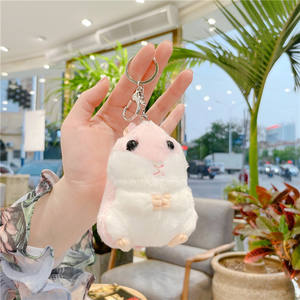 UYEAH personalizado pequeño 5cm peluche teléfono móvil encanto ratón ratones llaveros Lemmings peluche hámster juguete - Product Image 5