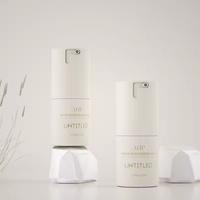 Flacons de crème PP, flacons de sérum de luxe 1 oz, emballage cosmétique couleur personnalisée 15 ml 30 ml 50 ml, flacon pompe sans air sous vide