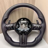 Volant personnalisé en cuir noir style M Sport pour BMW F10 F15 F16 F20 F30 F31 F35 F36 M3 F80 M4 F82 M5 F90