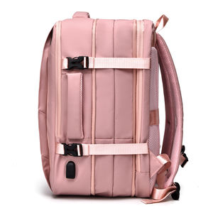 Mochila para Portátil de Gran Capacidad para Mujer, 16.1 Pulgadas, Expandible, para Viajes de Negocios, <span class=keywords><strong>Bolsa</strong></span> de Equipaje de EVA, Diseño Moderno - Product Image 6