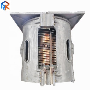 Elettrico 1ton rottami di acciaio di <span class=keywords><strong>ferro</strong></span> di <span class=keywords><strong>fusione</strong></span> 800KW forno ad induzione - Product Image 3