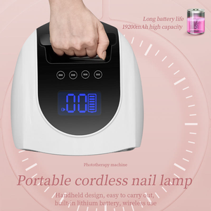 Lámpara UV LED Profesional Inalámbrica Portátil de Alta Potencia 96W para Uñas, Secador de Uñas con 4 Temporizadores, Lámpara de Curado para Manicura, para Uso en Salón de Uñas - Product Image 5