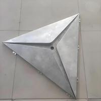 Décoration de faux-plafond moderne pour hall, plafond tendu 3D en alliage d'aluminium architectural personnalisé, ignifuge et imperméable