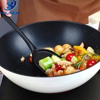Nouvelle conception, spatule à crêpes en silicone sans BPA, résistante à la chaleur, pour la cuisine, la préparation des aliments, spatule à wok avec poignée debout