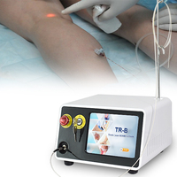 Appareil de traitement des varices des jambes par laser diode professionnel 980 nm + 1470 nm EVLT pour clinique
