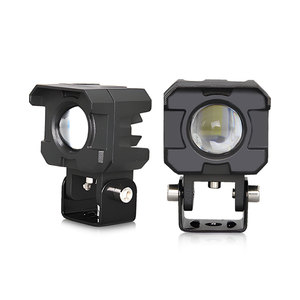 LELANPU Faro da Lavoro a LED Cromato da 10 Pollici con Proiettore Laser per Camion, Fuoristrada 4x4, Moto, Auto, Jeep - Product Image 1