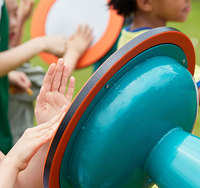 Moetry Creative Design Outdoor Musical Playground Equipment Kids Percussion Play Instrument Colorful Drums