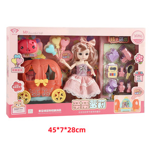 New Arrival Model Toy <strong>Plastic</strong> Realistic <strong>Small</strong> Baby <strong>Dolls</strong> Children Playhouse Toys Girl Princess Gift Box Set - Product Image 5