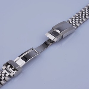 Pulsera Jubilee de acero 316L de 20mm, correa de reloj con cierre Oyste para Seiko <span class=keywords><strong>Tudor</strong></span> Omega Rolex - Product Image 4