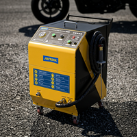 AUTOOL CT500 Máquina de Limpieza Criogénica de Acero Inoxidable con Pantalla LCD, Limpiador de Inyectores de Combustible, Cuidado del Automóvil, Presión del Acelerador del Motor