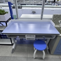 Meubles de laboratoire modernes pour l'école, bureau en acier phénolique, banc de laboratoire et chaise pour les expériences de chimie et de biologie, utilisation en hôpital et en clinique
