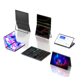 Dual 16 inch QHD chơi game Kinh Doanh Chứng Khoán máy tính xách tay màn hình Extender 2.5K <span class=keywords><strong>LCD</strong></span> hiển thị IPS Triple <span class=keywords><strong>monitor</strong></span> có thể gập lại xách tay màn hình - Product Image 5