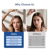 Essence capillaire 100% naturelle et biologique pour le cuir chevelu, anti-érogulation des follicules pileux, améliore la santé du cuir chevelu, soin des cheveux contre la chute des cheveux, inhibe la DHT, sérum pour le cuir chevelu
