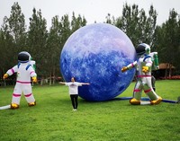 BOYI Usine personnalisé grand ballon gonflable de dessin animé d'astronaute