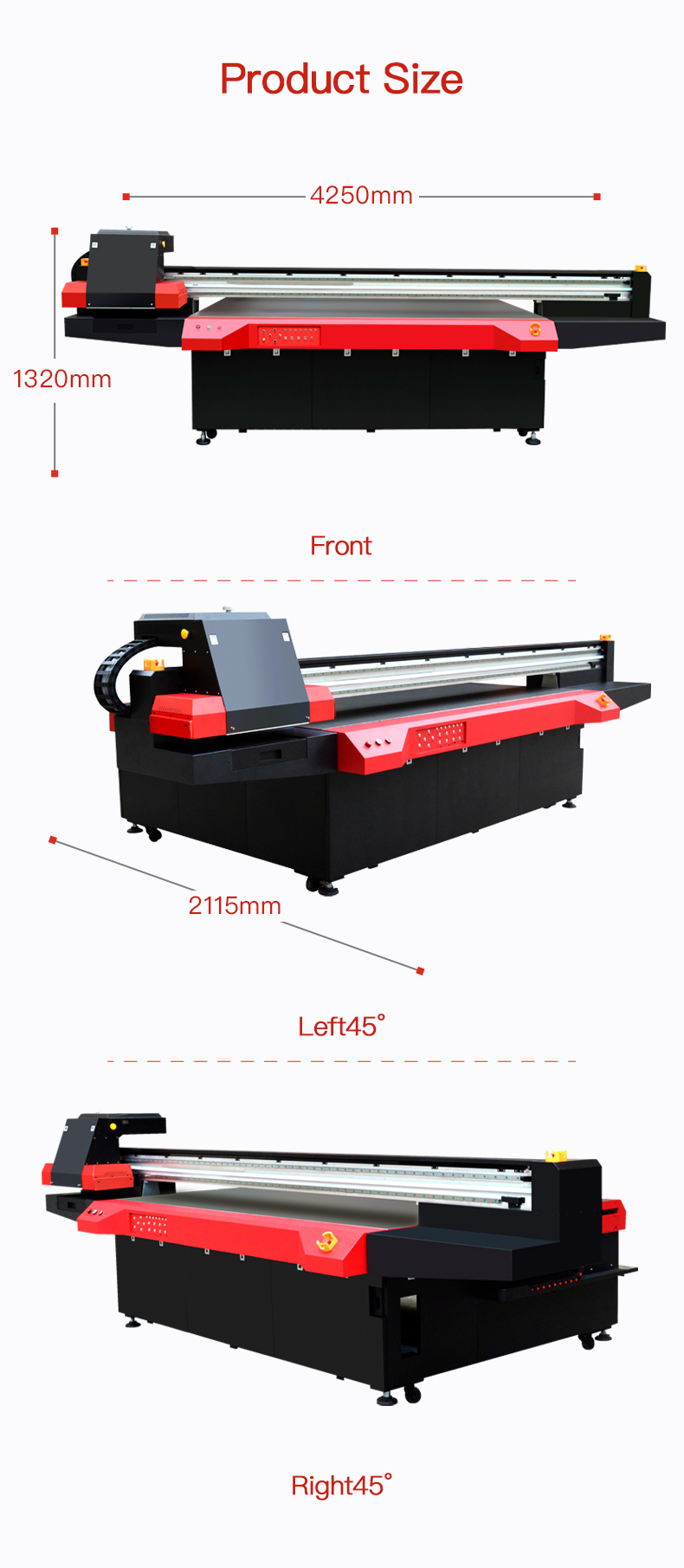 Long Service Life Mt Large Format UV Printer Ricoh Printhead UV 2513 Inkjet UV Carpet Printer Machine