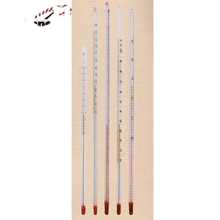 Red Liquid Mercury Thermometers Glass Alcohol Laboratory Thermometer For Alcohol