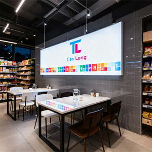 Perfil de Aluminio SEG con Tela <span class=keywords><strong>LED</strong></span> Retroiluminada de 8 cm, Caja de Luz Publicitaria <span class=keywords><strong>LED</strong></span> de un Solo Lado para Stand de Exposición - Product Image 1