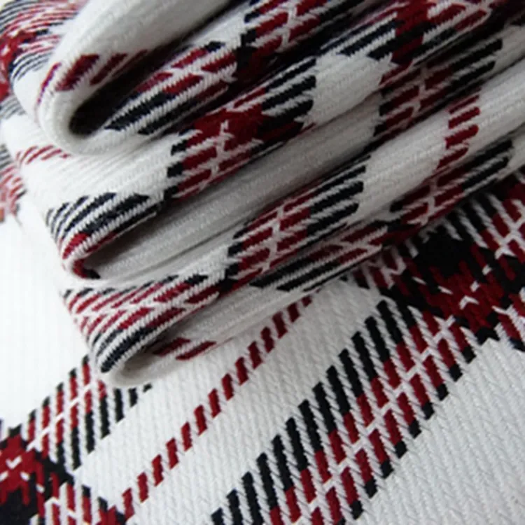 High Quality T/R 260gsm Anti-statics Woven Yarn Dyed Check Fabrics for Men Coats