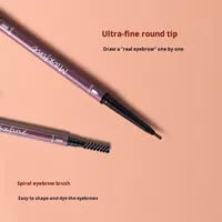 Crayon à sourcils double embout ultra-fin, imperméable, longue tenue, anti-bavures, cosmétiques de beauté authentiques en gros