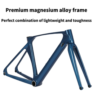 700C Magnesiumlegierung-Rahmen Rennrad Bicicleta De Ruta Lineare Scheibenbremse Gangschaltung Rennfahrrad mit Rennlenker für Erwachsene - Product Image 2